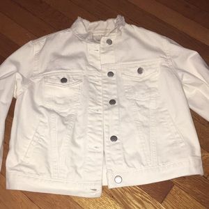 White denim jacket.